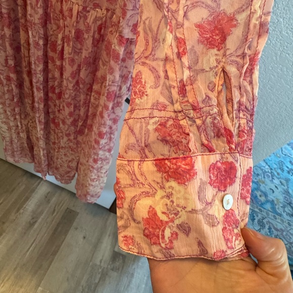 Free People Pink Floral Maxi Dress - Picture 5 of 5
